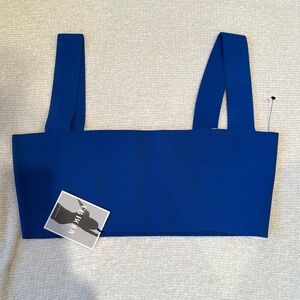 VB BODY VICTORIA BECKHAM
Cropped stretch-knit top in blue